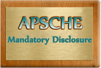APSCHE Mandatory Disclosure